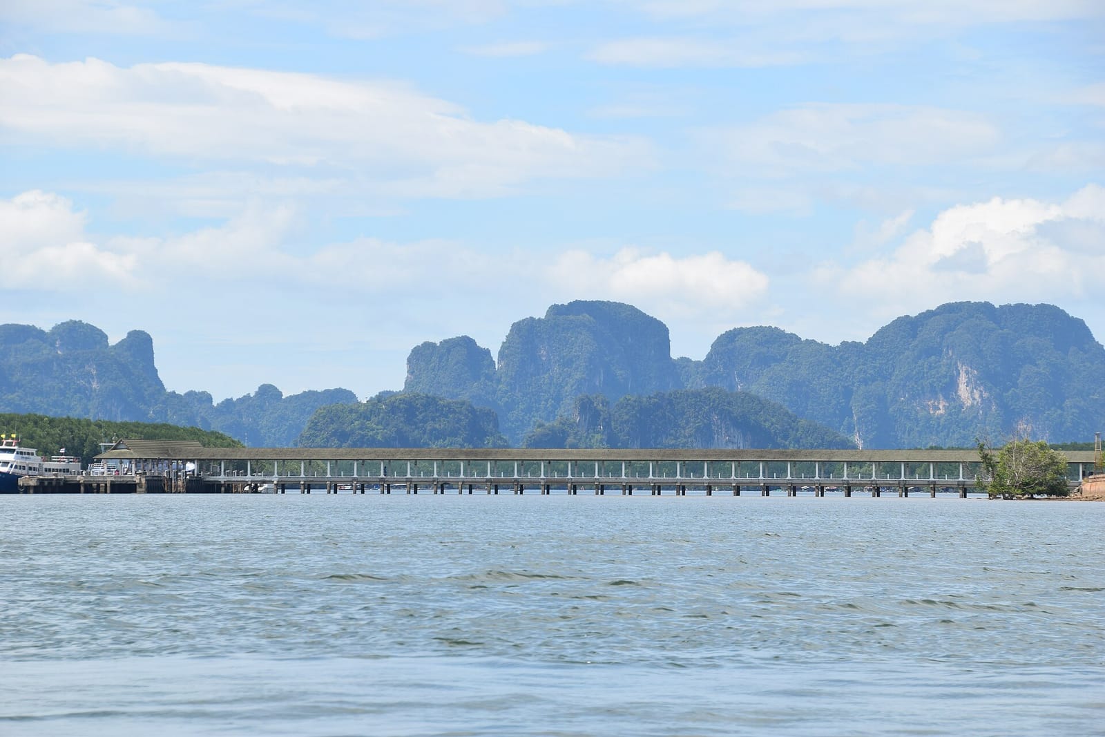 Klong Jilad pier near Krabi Town, where most direct ferries to Phuket depart