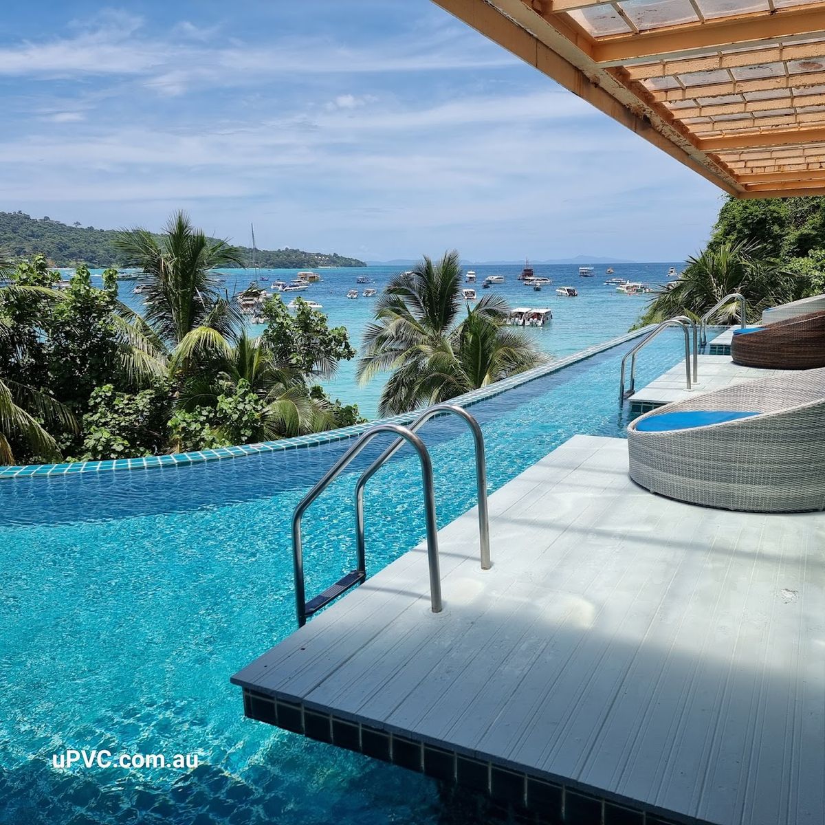 Phi Phi Cliff Beach Resort room interior in Koh Phi Phi