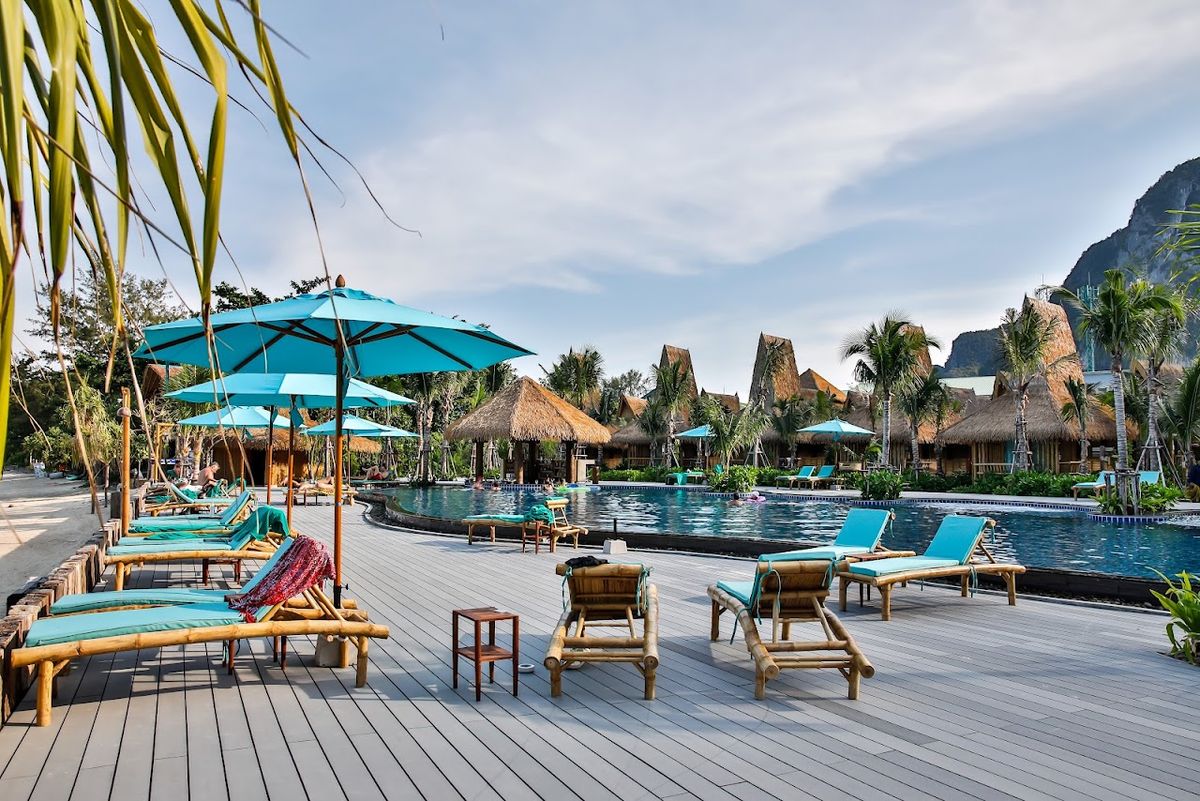 Phi Phi CoCo Beach Resort exterior in Ao Nam Mao